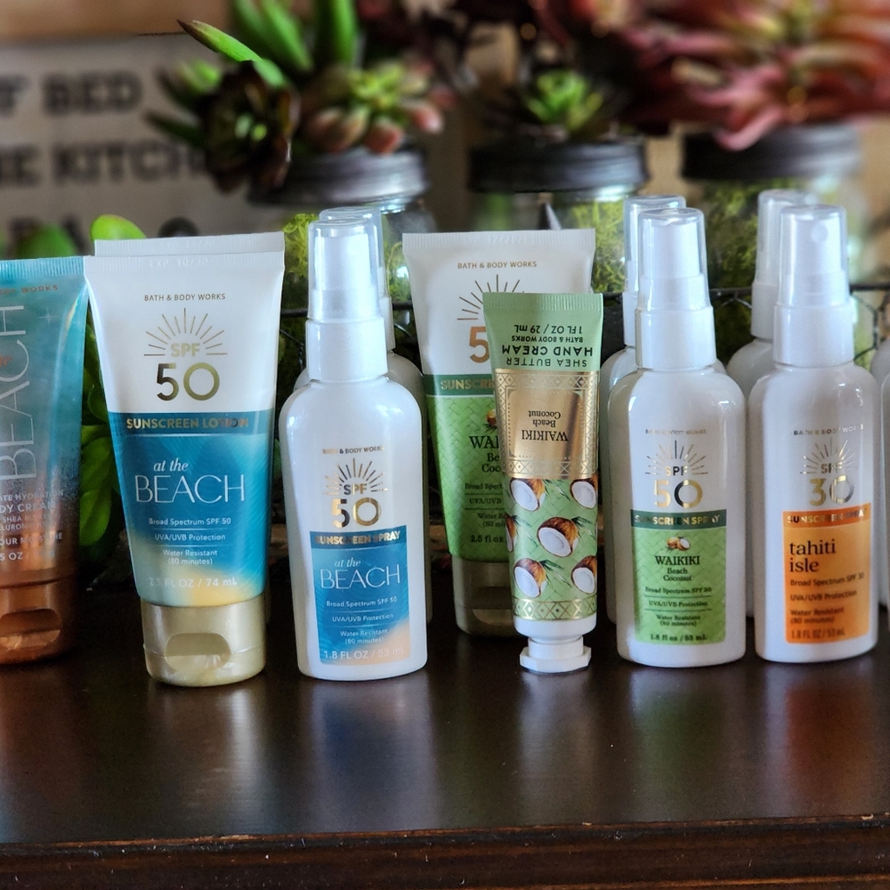 Bath & Body Works Travel Size Suncare Various Options MSRP $13